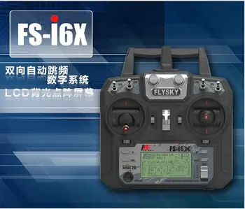 Pôvodné Flysky FS-i6X 10CH 2.4 GHz AFHDS 2A RC Vysielač S FS-iA6B FS-iA10B FS-X6B FS-A8S Prijímač Pre Rc Režim v Lietadle 2