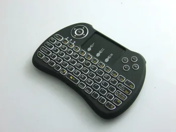 Pôvodné H9 Mini Dobíjacia Bezdrôtová Klávesnica 2.4 G Dotykový panel kombinovaný s USB rozhraním Auto spať a prebudiť Automatické Prepínanie