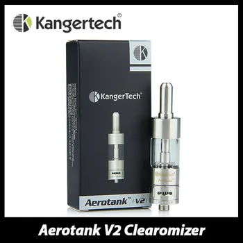 Pôvodné Kanger AeroTank Rozprašovač Vape Prúdenie vzduchu, Kontrolu Pyrex Glass Clear Clearomizer Nádrž 2.8 ml E-cig s Inovované Dual Coil