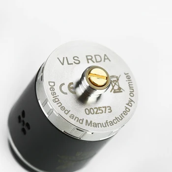 Pôvodné OUMIER VLS RDA 1,5 ml Kapacita Nádrže Podporu Single-Coil/ Dual Cievky Building & Strane Prúdenie vzduchu Systému E-cig Rozprašovač