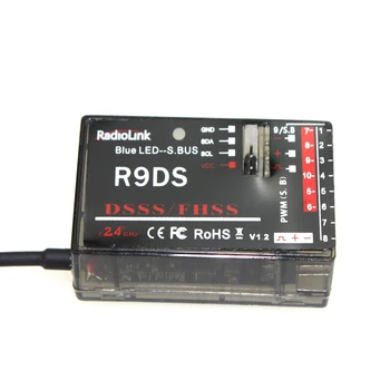 Pôvodné RadioLink R9Ds 2.4 G 9CH DSSS Prijímač pre RadioLink AT9 AT10 Vysielač RC Vrtuľník Multirotor Podporu S-BUS