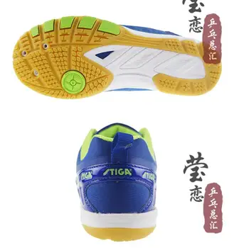 Pôvodné stiga stolný tenis topánky unisex nový štýl profesionálne priedušná non-slip športové topánky pohodlné pre ping pong