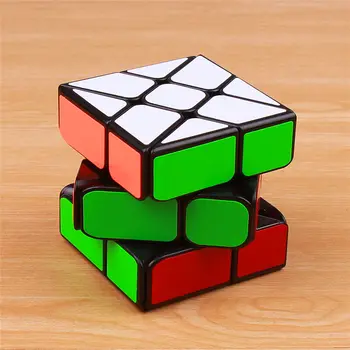 Pôvodné YJ vietor kolieskom magic cube rýchlosť puzzle kocky ABS nálepky cubo magico profesionálne vzdelávacie zábavné hračky pre deti,