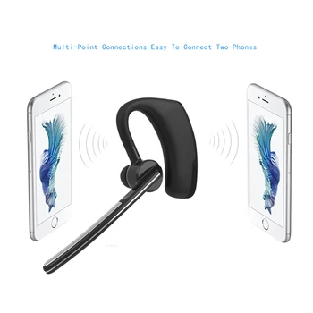 Pôvodný Obchodný Bluetooth headset Potlačením Hluku Hlasové Ovládanie Bezdrôtových Slúchadiel Ovládač Športové Slúchadlá pre iPhone Android