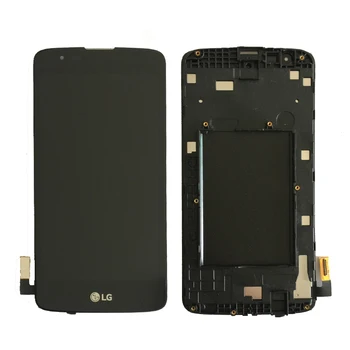 Pôvodný Pre LG K7 LCD Displej s Dotykovým displejom Digitalizátorom. Montáž Čierny a Biely s rámom doprava Zadarmo