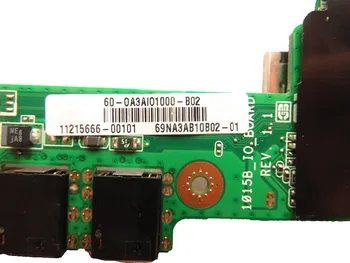 Pôvodný pre notebook 1015B IO RADA usb audio sd čítačka kariet doska Ethernet LAN Board