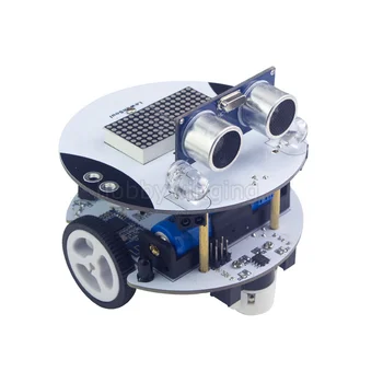 Qbot Programovateľné Inteligentný Robot Súprave do Auta pomocou Ultrazvukových /Svetlo /Line Sledovanie Snímača OLED Modul Bluetooth Infračervené Diaľkové Ovládanie