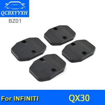 QCBXYYXH Auto-Styling 4pcs/set Auto Door Lock Ochranný Kryt Auto Príslušenstvo Pre Infiniti JX35 EX25 EX35 QX50 QX60 ESQ QX30 Q30