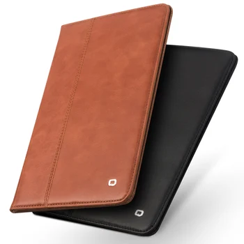 QIALINO Luxusné Originálne Kožené Smart Stand Flip Cover pre iPad mini4 Stenty Automatické Black Wake up & Sleep Funkcia Tablet Prípade