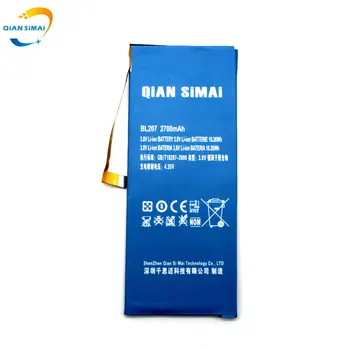 QiAN SiMAi 1PCS New Vysoká Kvalita BL207 Li-Polymérová Batéria + Skrutkovač nástroje Náhrada Za spoločnosť Lenovo K900 Mobilný telefón