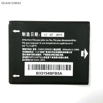 QiAN SiMAi 1pcs Vysoká Kvalita CAB3120000C1 Batérie Pre Alcatel One Touch OT710 OT880 768 OT888A OT880A vzdušná čiara Dual