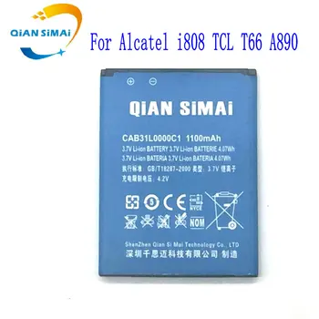 QiAN SiMAi Alcatel CAB31L0000C1 CAB310000C2 Batérie Originálne Opravy Pre Alcatel i808 TCL T66 A890 Telefón + Doprava Zadarmo