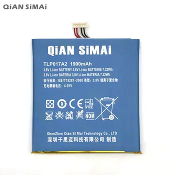 QiAN SiMAi Kvalitné Batérie 1900mAh Pre Alcatel one touch Idol 2 Mini L 6014d/telefón x