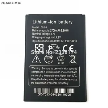 QiAN SiMAi L969 BL-05 Nabíjateľná 2700mAh Zálohy Lítium-iónová Batéria Pre THL L969 BL-05 Batterie Batterij + Kódu Sledovania