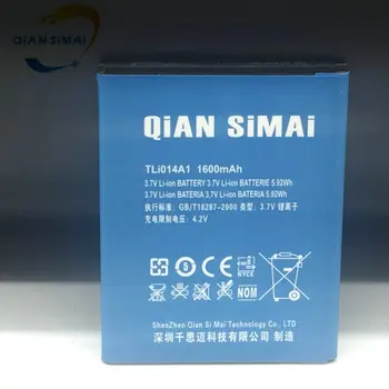 QiAN SiMAi Tli014A1 1600mAh batérie pre Alcatel M'Pop 5020 5020D SZ-5020 OT5020D one touch Fire 4012 4012A 4012X 4007D SZ-4007D