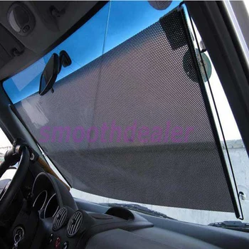 QILEJVS Čierne Auto Auto Okno Roll Nevidiacich Slnečník čelné Sklo Sun Shield Clonu 58 x125cm