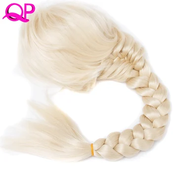 QP vlasy briad cospaly parochňu Strany Kostým Syntetické 613 Prirodzené Vlasy Vysokej Teplote Vlákno parochňu