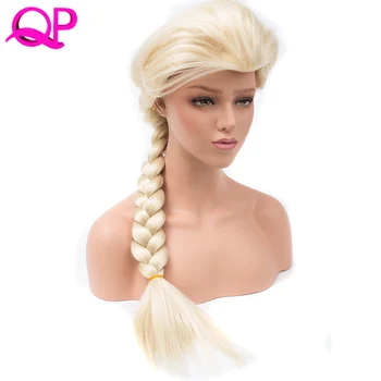 QP vlasy briad cospaly parochňu Strany Kostým Syntetické 613 Prirodzené Vlasy Vysokej Teplote Vlákno parochňu