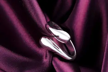 R12 pre ženy krúžok lady doprava zadarmo veľkoobchod šperky Jednoduché Otvoriť strieborné pozlátené krúžok kvalitnú módu klasické šperky