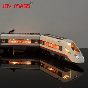 RADOSŤ MAGS Iba Led Svetlo Do Auta Pre Vlaky vysokorýchlostné Passenge Stavebné Bloky Kompatibilné S Lego 60051 02010 s Výnimkou Modelu