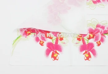 [RainLoong] Kvetinový Mora Orchidea Papierový Obrúsok Kvet Udalosť & Party Tkaniva Obrúsok Dodanie Dekorácie, Papier 33*33 cm 20pcs/pack/veľa