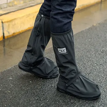 Rainproof Topánky Kryt Koni, Vonkajší kryt Vodotesný Boot Hrubšie Spodnej 212 Čierne a Biele topánky zahŕňa