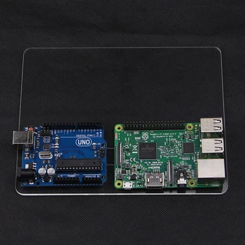 Raspberry Pi 3 Model B Akryl Prípade Namontujte Dosku DIY Prototyp Experimentálna Platforma pre UNO R3 pre Raspberry Pi 2 Veci