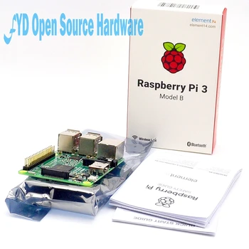 Raspberry Pi 3 Model B Doske+čierna shell chladiče 1GB LPDDR2 Quad-Core WiFi&Bluetooth