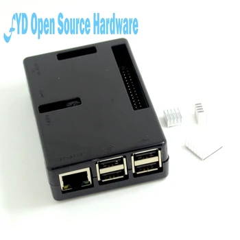Raspberry Pi 3 Model B Doske+čierna shell chladiče 1GB LPDDR2 Quad-Core WiFi&Bluetooth