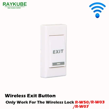 RAYKUBE Bezdrôtové Výstupné Tlačidlo Použiť Náš Bezdrôtový Dverí Zamky R-WP1