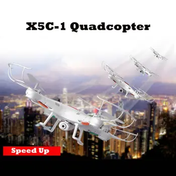 RC Drone Inovované X5C-1 2.4 G 4CH 6-Os RC Vrtuľník Quadcopter Hračky Drone S HD Kamera Deti Darčeky VS x5c x5 FSWB