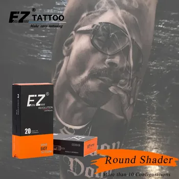 RC1203RS-2 EZ Tetovanie ihly sterilizovať Revolúcie kazety Round Shader#12(0.35 mm ) pre systém stroje a rukoväte 20 ks /veľa