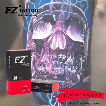 RCT1213M1C-1 20pcs/box EZ Revolúcie Tetovanie Ihiel Cartridge Zakrivené Magnum #12(0.35 mm) textúrou L-kužeľa 5,5 mm pre systém