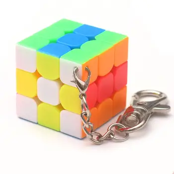 RCtown 3 cm Mini Malé Magic Cube prívesok na Smart Kocky, Hračky a Kreatívneho Krúžok Dekorácie zk25