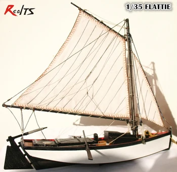 RealTS Klasické drevené plachetnice zostavený súbor materiálov Mini 