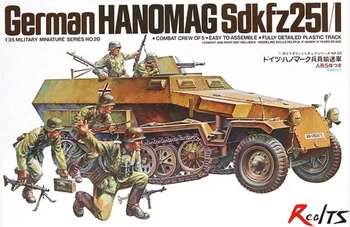RealTS TAMIYA MODEL v MIERKE 1/35 vojenské modely #35020 nemecký Hanomag Sd.Kfz.251/1