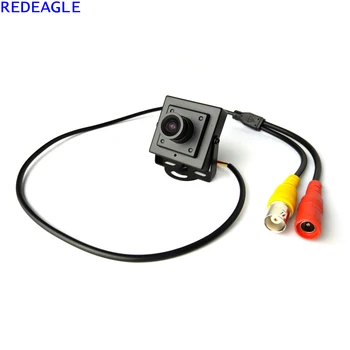 REDEAGLE 700TVL CMOS Káblové Mini Poli Micro Bezpečnostné CCTV Kamera s Kovovým Telom 3.6 MM Objektív