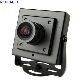 REDEAGLE 700TVL CMOS Káblové Mini Poli Micro Bezpečnostné CCTV Kamera s Kovovým Telom 3.6 MM Objektív
