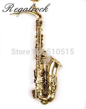 Regalrock Saxofón Belgicko Hudobné Nástroje Náhrdelník S Príveskom