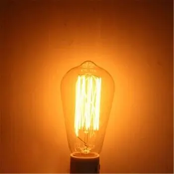 Retro lampa ST64 vintage edison žiarovka e27 žiarovka 110v 220v dovolenku osvetlenie 40 w 60 w žiarovky pre home decor