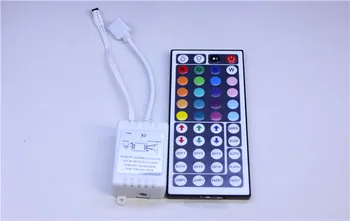 RGB LED Controller DC12V 44Key IR Diaľkové ovládanie pre 3528 5050 RGB LED Pásy.