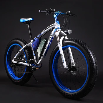 RichBit Nové Super Klince Silný Elektrický Snow Bike 21 Rýchlosť Klince 48V 1000W Elektrické Tuku Pneumatiky Bicykel S 17AH Lítiová Batéria