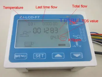RO Vodný Filter LCD Displej Ovládanie TDS kvality vody Života Monitor Alarm Systém