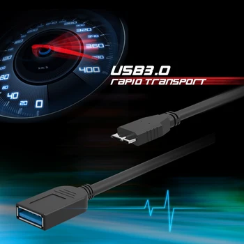 Robotsky Micro B konektor USB 3.0 Kábel USB 3.0 Žena Micro B Samec OTG Dátový Kábel pre Samsung Poznámku 3 S5 USB 3.0 Harddisk Zariadenia