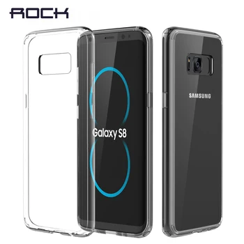 ROCK pre Samsung Galaxy S8 S8 Plus prípade, Čisté Krištáľovo čisté Telefón puzdro pre samsung s8 kryt