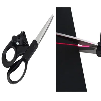 Rodina Office 8 palcový laserom navádzané nožnicový látky rez rovné vlasy, nožnice clipper holič nožnice na šitie kadernícke nožnice