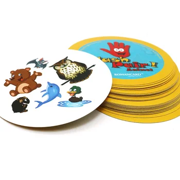 Romancard Flash Pár Zvierat kartová hra pre vek 5+ mieste pre zvieratá, doskové hry, detské vzdelávacie hračka