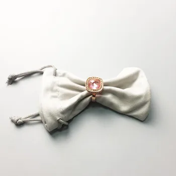 Rose Gold Zirconia Farba-Pripraviť & Zmyselné Ružové Crystal Večnosti Krúžky, Väčšina Módnych Glam Bijoux Šperky Lásky Duše Darček pre Ženy