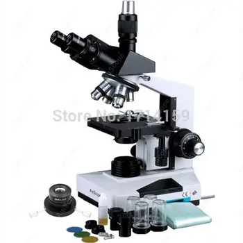 Rozbor krvi -Amscope Dodávky 40X-2000X Trinocular Zložené Darkfield Mikroskopom