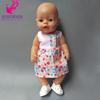 Roztomilé Modré krátke šaty, Nohavice, nastavený pre Zapf Baby born bábiku 18 - palcové bábika oblek pre dievčatá hrať darček